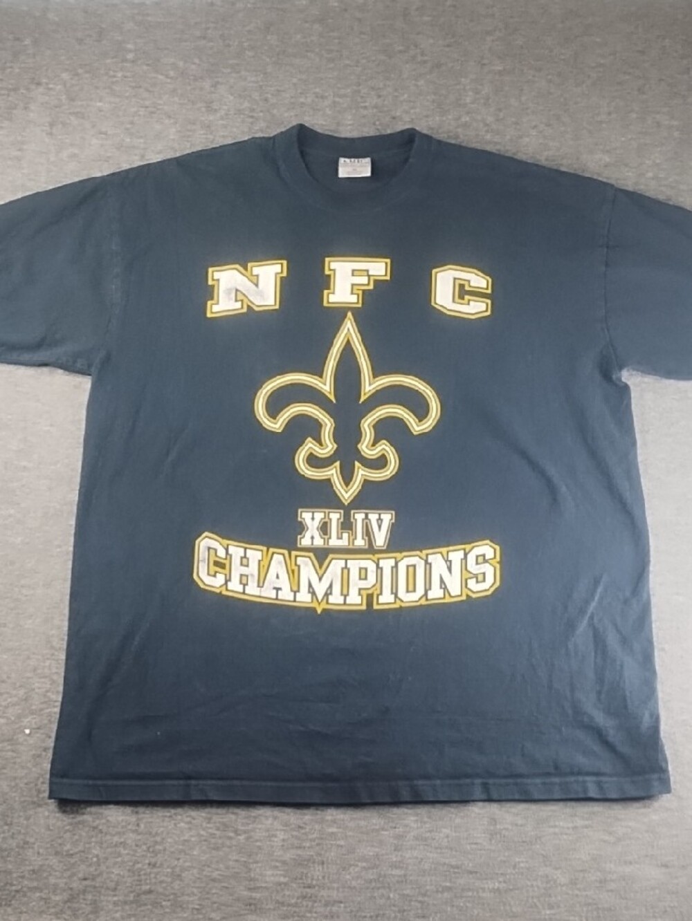 Luxe Saints Black Heavyweight Crewneck Tee